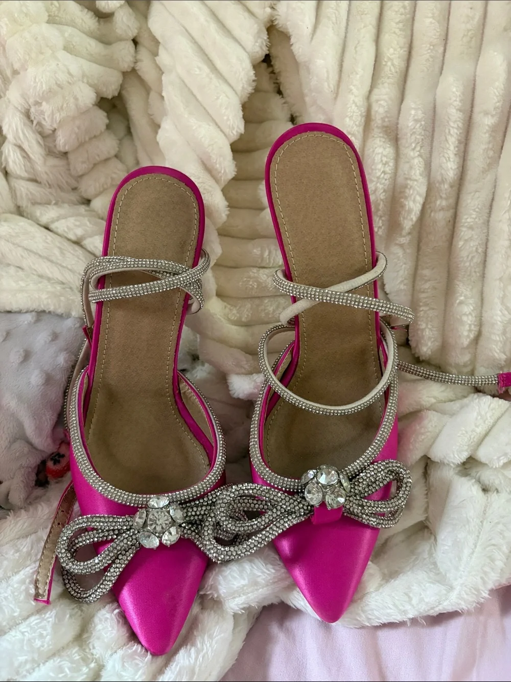 Pink heels